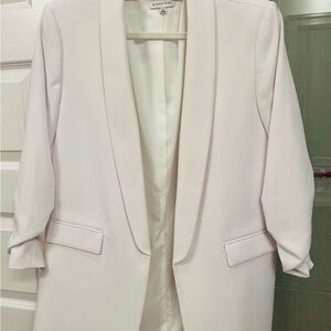 Elegant Pure White Blazer